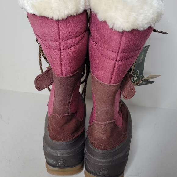 Kamik SnoValley 2 Maroon Women's Winter Boot SZ 6 - Picture 4 of 8